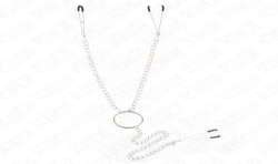 KINK PINZAS PARA PEZONES Y CLaTORIS CON CADENA 30 CM MODELO 1