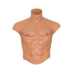 HIDDEN DESIRE ALTER EGO CAMISETA SILICONA TORSO MASCULINO CON ABDOMINALES NATURAL