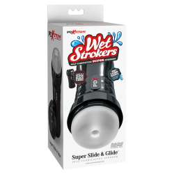 PDX EXTREME SLIDE GLIDE MASTURBADOR AUTOLUBRICANTE TRANSPARENTE