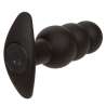 CALEXOTICS ROCK BOTTOM PLUG ANAL CON CUENTAS 10 VIBRACIONES SILICONA NEGRO