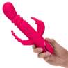 CALEXOTICS JACK FANTASY TRIPLE VIBRADOR CALENTABLE RABBIT ROSA