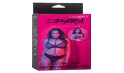 CALEXOTICS EUPHORIA COLLAR HALTER Y CORREA CON CADENA TALLA PLUS