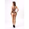 LIVCO CORSETTI FASHION DAIANA 20248 BODYSTOCKING CROTCHLESS NEGRO S M