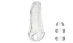 CALEXOTICS MAXX EXTENSOR DE PENE AJUSTABLE TRANSPARENTE