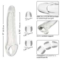 CALEXOTICS MAXX EXTENSOR DE PENE AJUSTABLE TRANSPARENTE