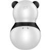 SATISFYER POCKET PANDA ESTIMULADOR VIBRADOR BLANCO Y NEGRO