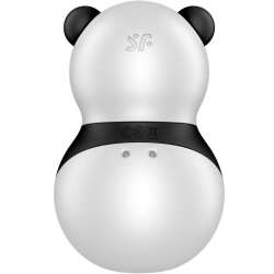 SATISFYER POCKET PANDA ESTIMULADOR VIBRADOR BLANCO Y NEGRO