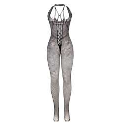 SUBBLIME 951788 BODYSTOCKING LARGO DE REJILLA TIRANTES EN PECHO Y ESPALDA NEGRO TALLA aNICA