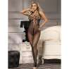 SUBBLIME 951788 BODYSTOCKING LARGO DE REJILLA TIRANTES EN PECHO Y ESPALDA NEGRO TALLA aNICA