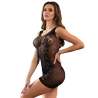 SUBBLIME 952167 BODYSTOCKING DE REJILLA CORTO ELSTICO NEGRO TALLA aNICA
