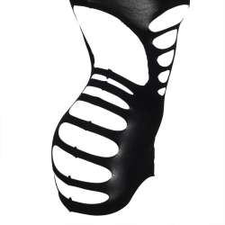 SUBBLIME 952266 BODYSTOCKING DE REJILLA ELSTICO MANGA LARGA NEGRO TALLA aNICA