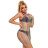 SUBBLIME 952341 BODYSTOCKING DE REJILLA ARCOIRIS TALLA aNICA