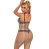 SUBBLIME 952341 BODYSTOCKING DE REJILLA ARCOIRIS TALLA aNICA
