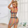 SUBBLIME 952341 BODYSTOCKING DE REJILLA ARCOIRIS TALLA aNICA