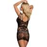 SUBBLIME 951771 BODYSTOCKING LARGO ESPALDA ABIERTA DE REJILLA NEGRO TALLA aNICA