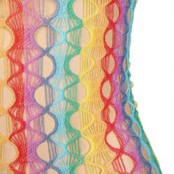 SUBBLIME 952365 BODYSTOCKING DE REJILLA HOMBROS DESCUBIERTOS ARCOIRIS TALLA aNICA