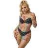SUBBLIME 952426 BODYSTOCKING DE REJILLA MANGA LARGA ARCOIRIS TALLA aNICA