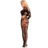 LIVCO CORSETTI FASHION MONATA LC 17325 BODYSTOCKING CROTCHLESS NEGRO S L