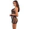 SUBBLIME 952143 BODYSTOCKING DE REJILLA CORTO SIN MANGAS NEGRO TALLA aNICA
