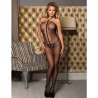 SUBBLIME 951979 BODYSTOCKING DE REJILLA CON TOP HALTER NEGRO TALLA aNICA