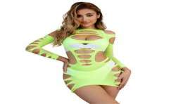 SUBBLIME 952280 BODYSTOCKING DE REJILLA ELSTICO MANGA LARGA VERDE TALLA aNICA