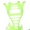 SUBBLIME 952280 BODYSTOCKING DE REJILLA ELSTICO MANGA LARGA VERDE TALLA aNICA