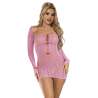SUBBLIME 952471 BODYSTOCKING DE REJILLA ROSA TALLA aNICA