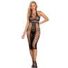 SUBBLIME 952310 BABYDOLL DE REJILLA LARGO NEGRO TALLA aNICA