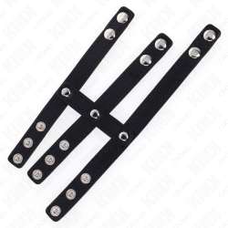 KINK ANILLO PENE POLIPIEL TRIPLE CON CIERRE A PRESIaN