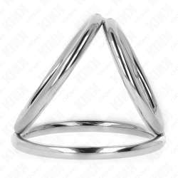 KINK ANILLO PENE TRIPLE METAL CROMADO 32 CM A 45 CM