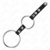 KINK ANILLO PENE DOBLE 38 CM A 5 CM CONECTADOS POR CUERO