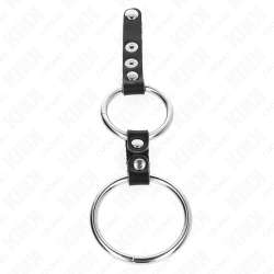 KINK ANILLO PENE DOBLE 38 CM A 5 CM CONECTADOS POR CUERO