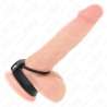 KINK ANILLO PENE SILICONA 38 CM CON DIVISOR DE BOLAS Y CORREA DE CUERO 22 X 15 CM