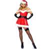 LEG AVENUE DISFRAZ MAMa NOEL SEXY VINILO ROJO L