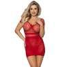 SUBBLIME 951924 VESTIDO DE REJILLA CROCHa CORTO ROJO TALLA aNICA