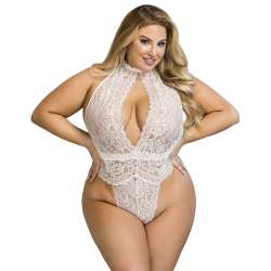 SUBBLIME 953850 BODY DE ENCAJE BLANCO S M