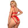 SUBBLIME 954468 BODY SEXY CALADO CON LAZO ROJO S M