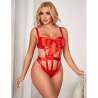 SUBBLIME 954468 BODY SEXY CALADO CON LAZO ROJO S M
