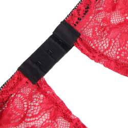 SUBBLIME 953898 CAMISaN DE SEDA Y ENCAJE PANTIES ROJO S M