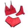 SUBBLIME 953904 CAMISaN DE SEDA Y ENCAJE PANTIES ROJO L XL