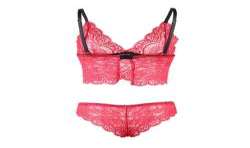 SUBBLIME 953904 CAMISaN DE SEDA Y ENCAJE PANTIES ROJO L XL