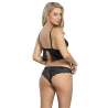 SUBBLIME 953911 CAMISaN DE SEDA Y ENCAJE PANTIES NEGRO S M