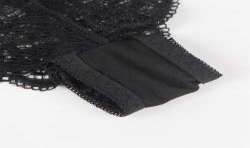 SUBBLIME 953911 CAMISaN DE SEDA Y ENCAJE PANTIES NEGRO S M