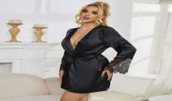 SUBBLIME 954000 CAMISOLA DE ENCAJE TANGA NEGRO L XL