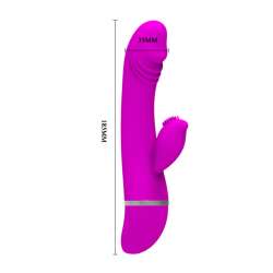 PRETTY LOVE FLIRTATION VIBRADOR CON RABBIT DAVID