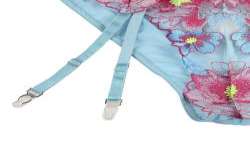SUBBLIME 954109 SUJETADOR PANTIES CON LIGUERO DISEaO FLORAL AZUL S M