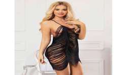 SUBBLIME 954222 VESTIDO DE TIRAS TANGA NEGRO S M