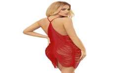 SUBBLIME 954253 VESTIDO DE TIRAS TANGA ROJO L XL