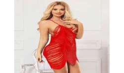 SUBBLIME 954253 VESTIDO DE TIRAS TANGA ROJO L XL