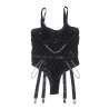 SUBBLIME 954277 BODY CON CADENAS LIGUEROS NEGRO L XL